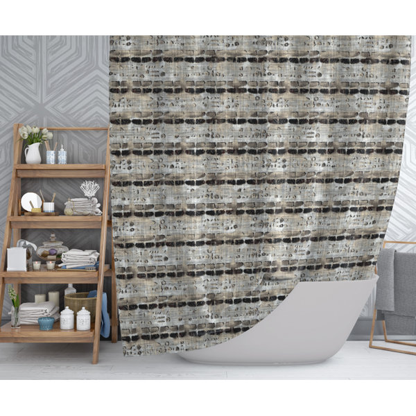 East Urban Home Abstract Shower Curtain Wayfair   Abstract Shower Curtain 